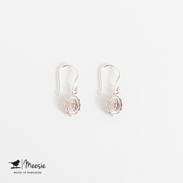 Oorbellen Hangers Queen Maria zilver - 3 sets Oorbellen Hangers Queen Maria zilver - 3 sets